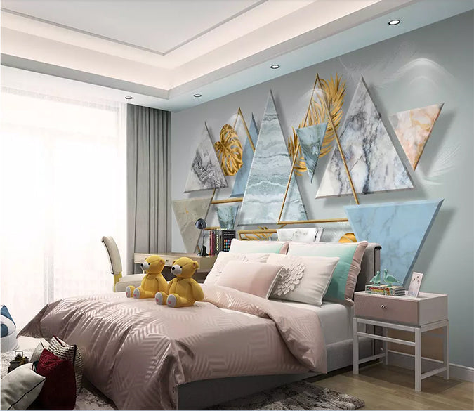 3D Colored Diamond 1749 Wall Murals Wallpaper AJ Wallpaper 2 