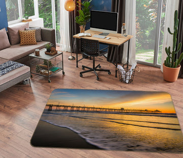 3D Sea Tide 34141 Non Slip Rug Mat