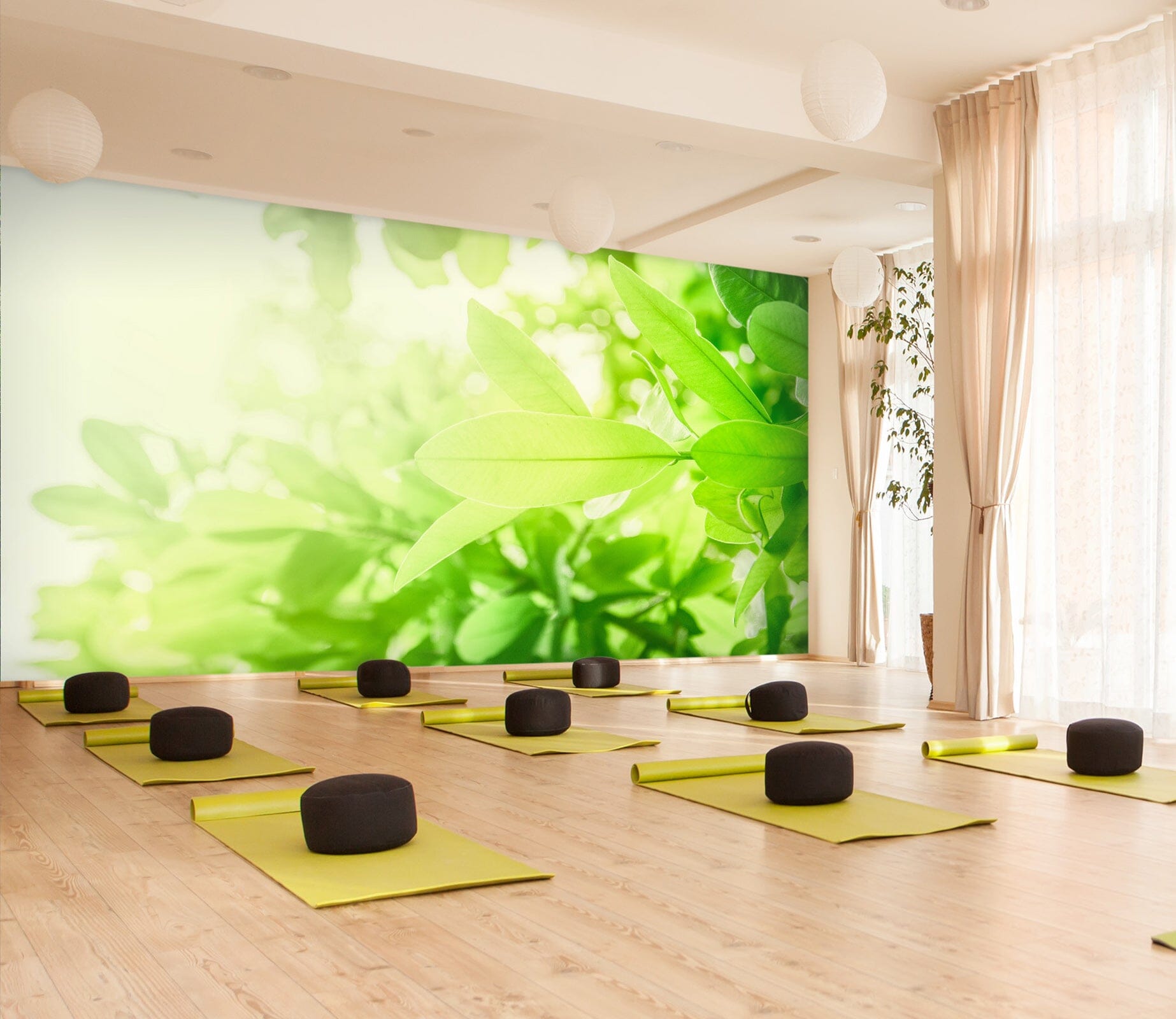 3D Sunny Greenery 313 Wall Murals Wallpaper AJ Wallpaper 2 