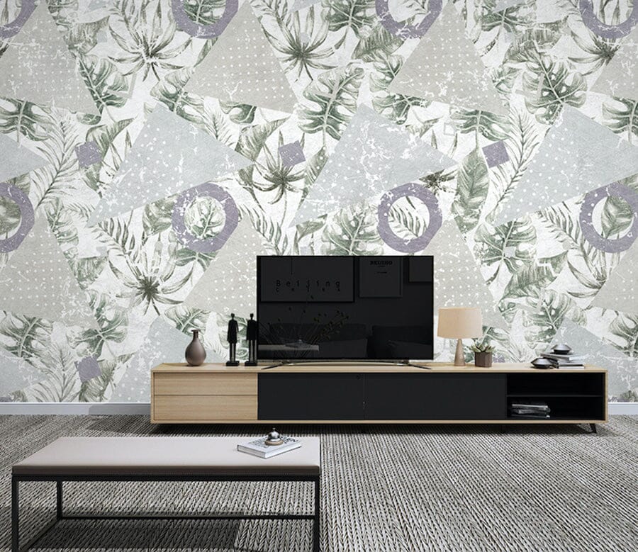3D Green Leaves WG050 Wall Murals Wallpaper AJ Wallpaper 2 