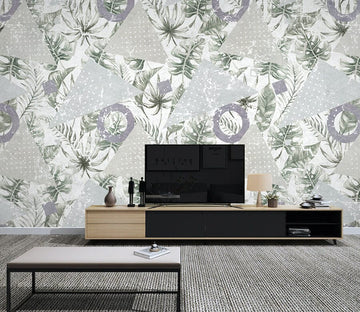 3D Green Leaves WG050 Wall Murals Wallpaper AJ Wallpaper 2 