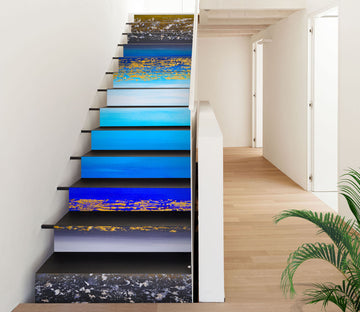 3D Blue Ocean Painting 2165 Skromova Marina Stair Risers