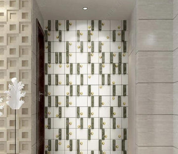 3D Green Tiles WC272 Wall Murals Wallpaper AJ Wallpaper 2 