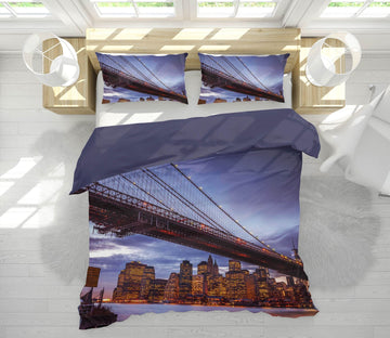3D Bridge City 1018 Assaf Frank Bedding Bed Pillowcases Quilt Quiet Covers AJ Creativity Home 