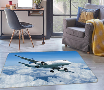 3D Clouds Aircraft 42072 Vehicle Non Slip Rug Mat