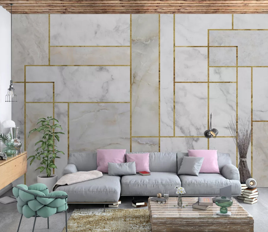 3D White Brick WC2464 Wall Murals