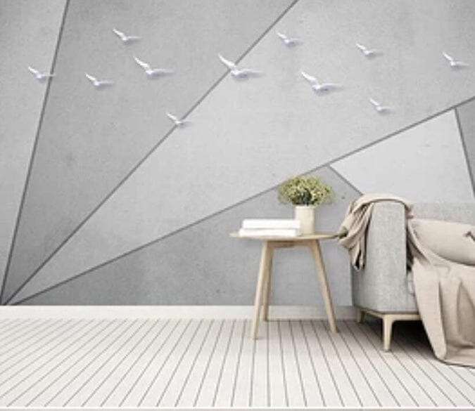 3D White Minimalism 2184 Wall Murals Wallpaper AJ Wallpaper 2 