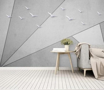 3D White Minimalism 2184 Wall Murals Wallpaper AJ Wallpaper 2 