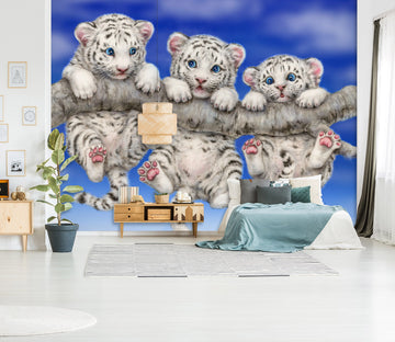 3D Baby Tiger 5455 Kayomi Harai Wall Mural Wall Murals