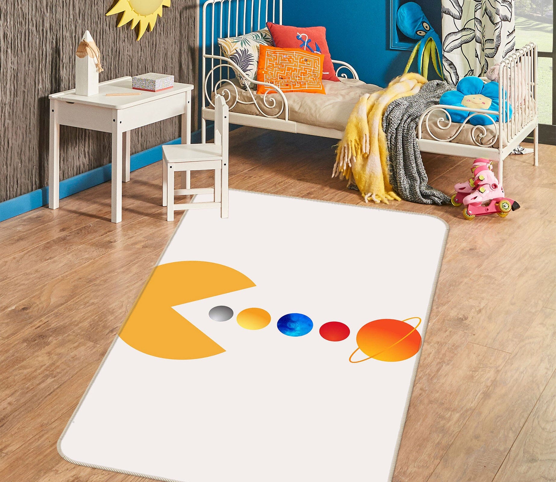 3D Yellow Monster Ball 1146 Boris Draschoff Rug Non Slip Rug Mat Mat AJ Creativity Home 