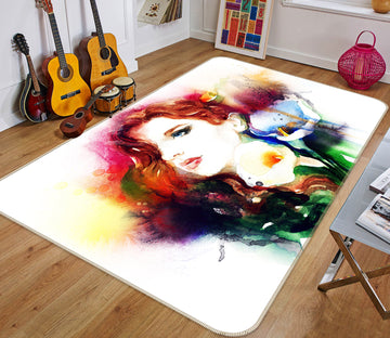 3D Model Lily 1010 Non Slip Rug Mat