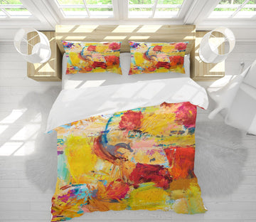 3D Red Paint 1120 Allan P. Friedlander Bedding Bed Pillowcases Quilt Quiet Covers AJ Creativity Home 
