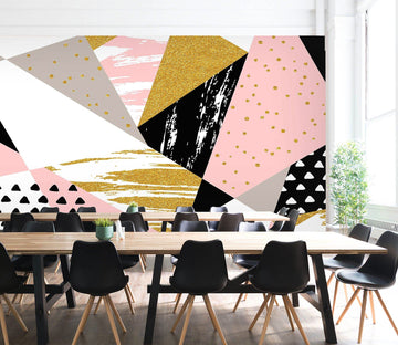 3D Triangular Powder Block 16 Wallpaper AJ Wallpaper 