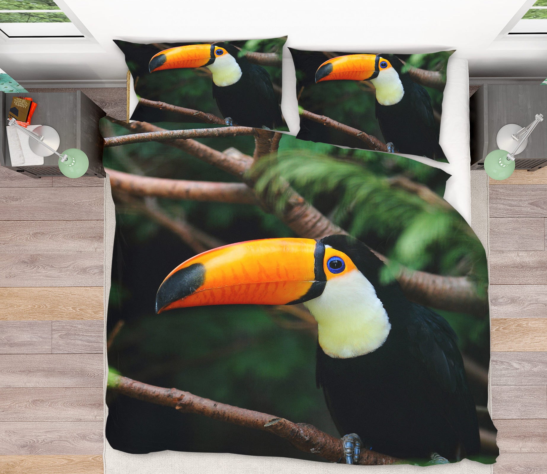 3D Stork 60049 Bed Pillowcases Quilt