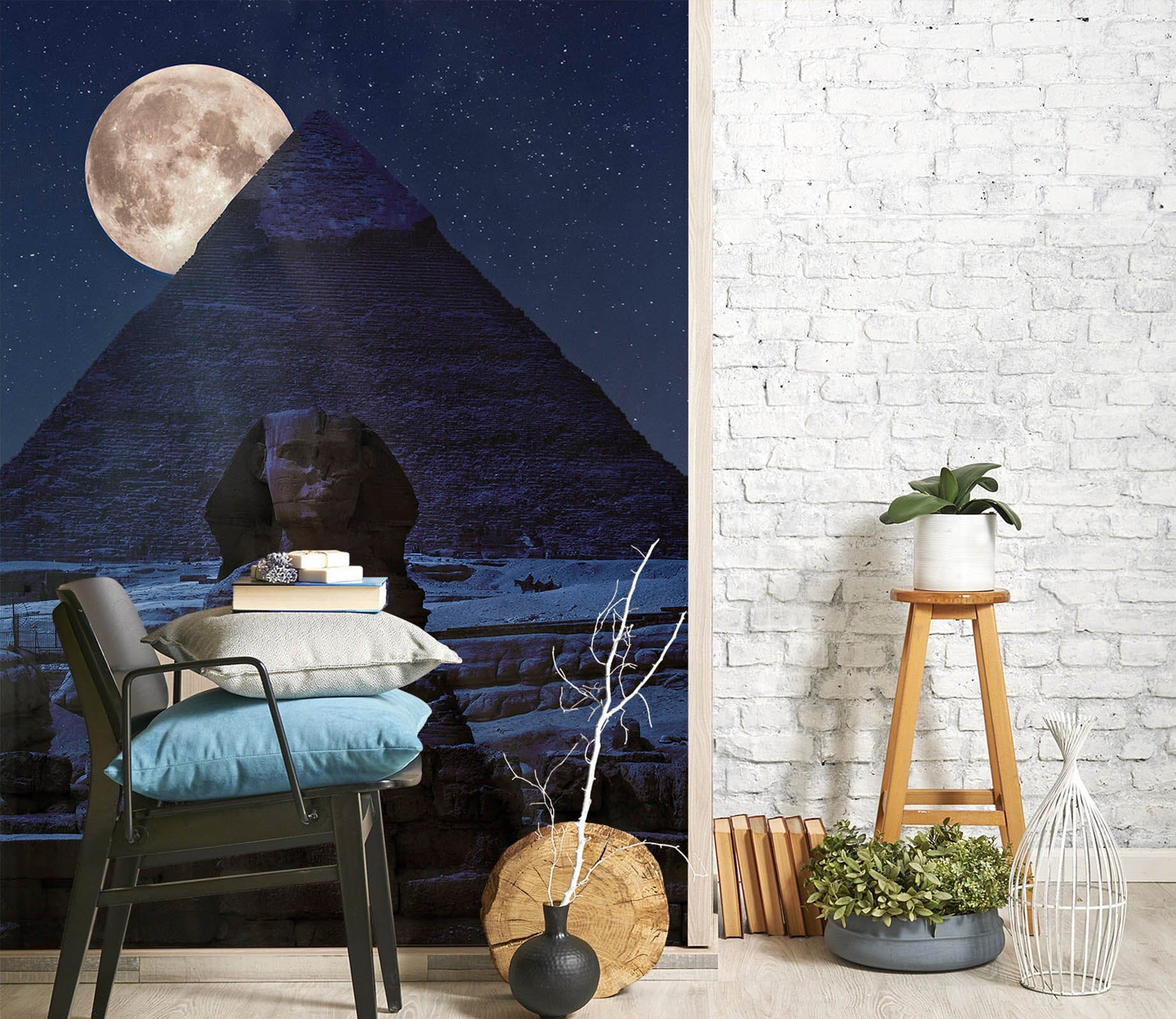 3D Moon Valley 1458 Marco Carmassi Wall Mural Wall Murals Wallpaper AJ Wallpaper 2 