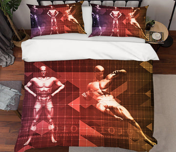 3D Human Body 14144 Bed Pillowcases Quilt