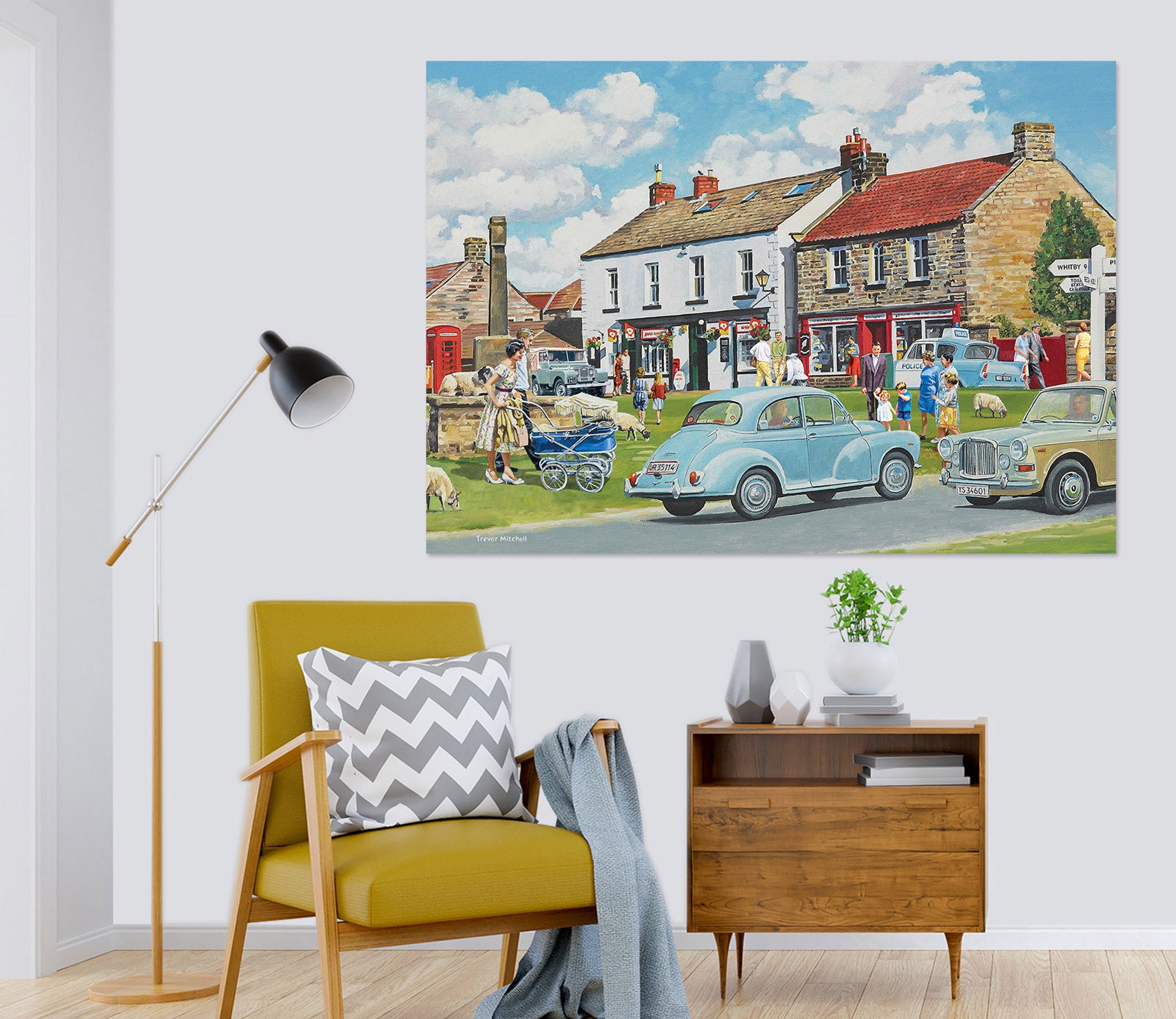 3D House Car 8929 Trevor Mitchell Wall Sticker