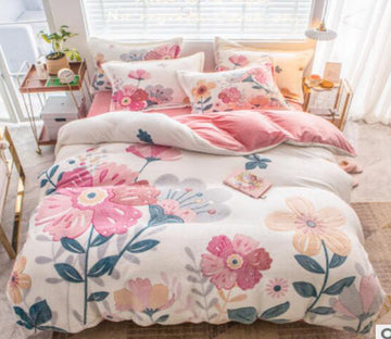 3D Flowers 14183 Bed Pillowcases Quilt