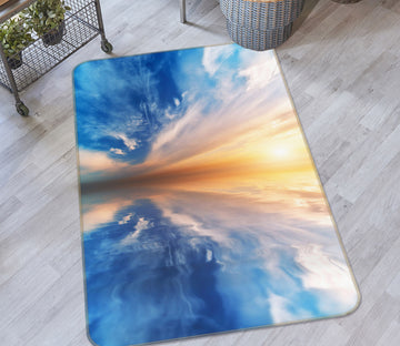 3D Sky Reflection 32113 Non Slip Rug Mat
