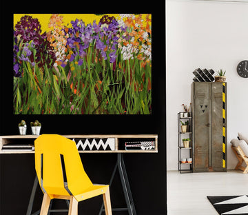 3D Purple Flowers 250 Allan P. Friedlander Wall Sticker Wallpaper AJ Wallpaper 2 