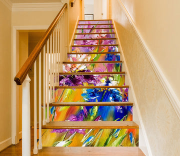 3D Bright Flowers 2014 Skromova Marina Stair Risers