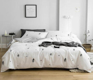 3D Pine Tree Pattern 20260 Bed Pillowcases Quilt