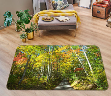 3D Forest Path 84068 Kathy Barefield Rug Non Slip Rug Mat