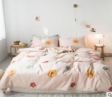 3D Little Flowers 30162 Bed Pillowcases Quilt