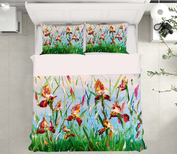 3D Green Grass 508 Skromova Marina Bedding Bed Pillowcases Quilt