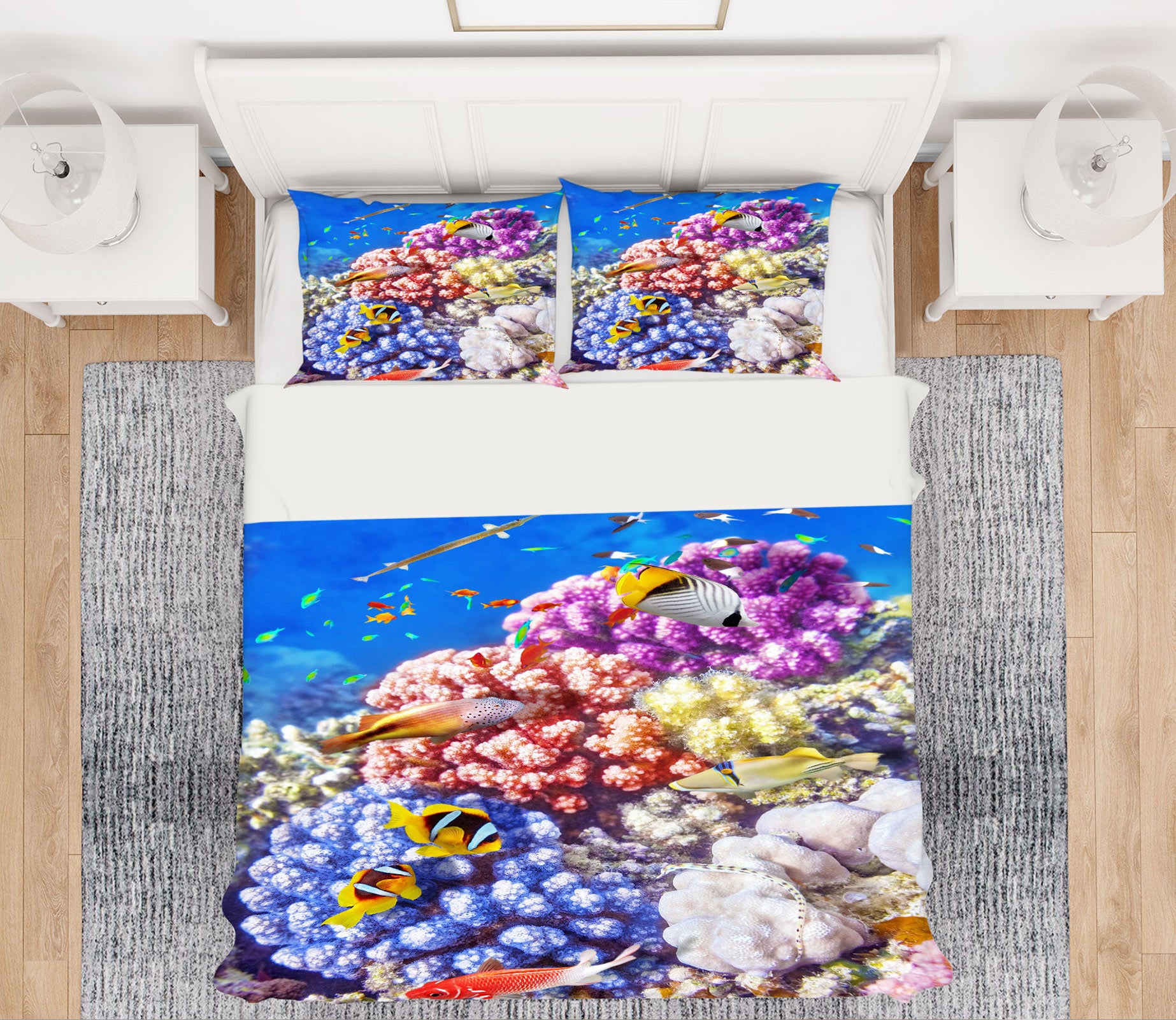 3D Sea Coral 15103 Bed Pillowcases Quilt