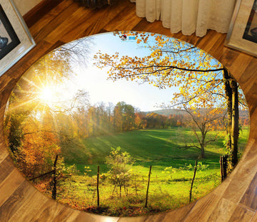 3D Forest 80229 Round Non Slip Rug Mat
