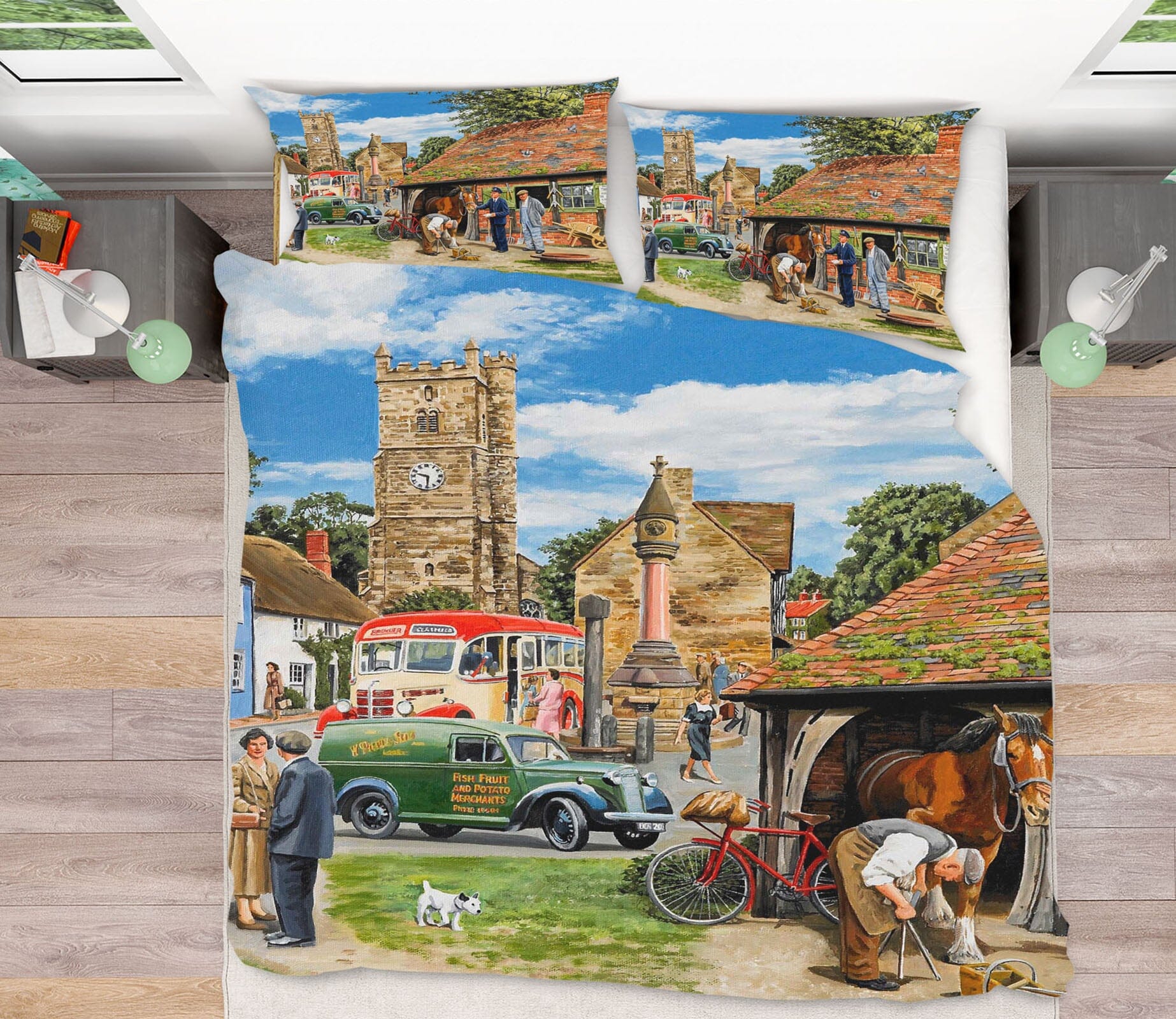 3D Letters For The Blacksmith 2034 Trevor Mitchell bedding Bed Pillowcases Quilt Quiet Covers AJ Creativity Home 