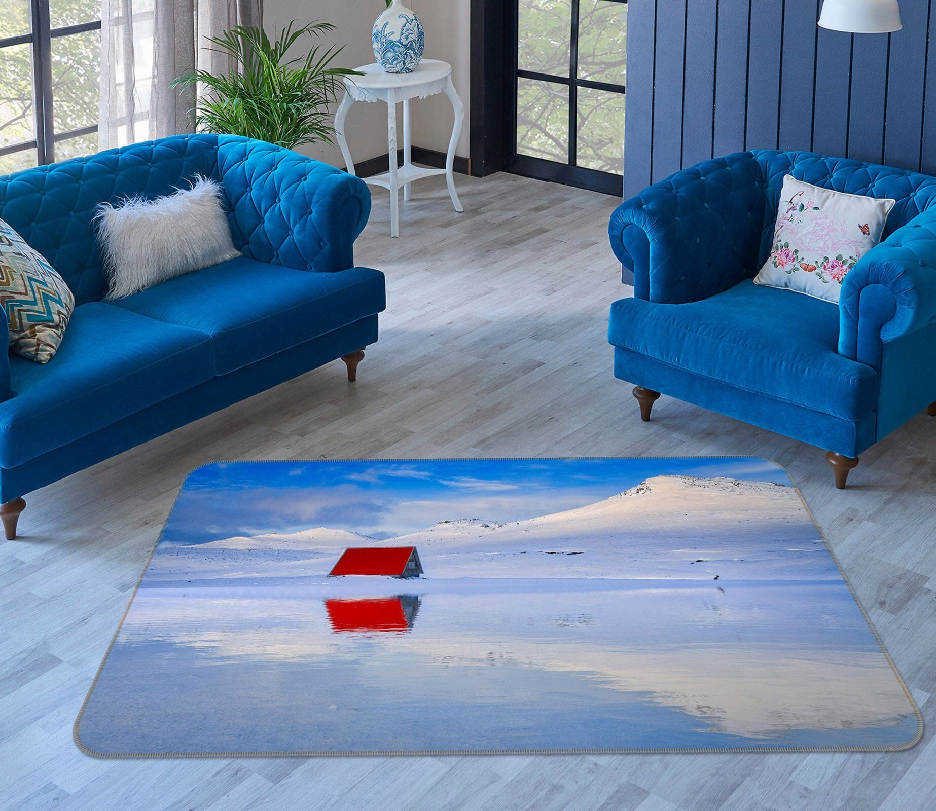 3D Snow Hut 1146 Marco Carmassi Rug Non Slip Rug Mat Mat AJ Creativity Home 