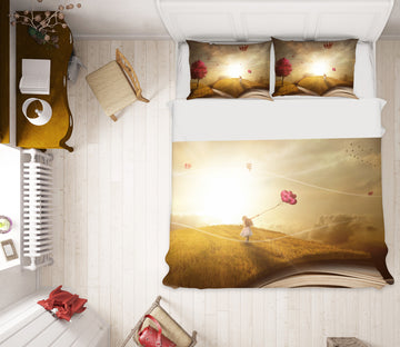 3D Sunlight Lawn 19129 Bed Pillowcases Quilt