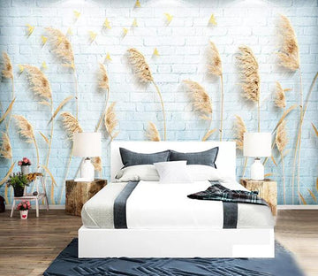 3D Reed Fluttering 1280 Wall Murals Wallpaper AJ Wallpaper 2 
