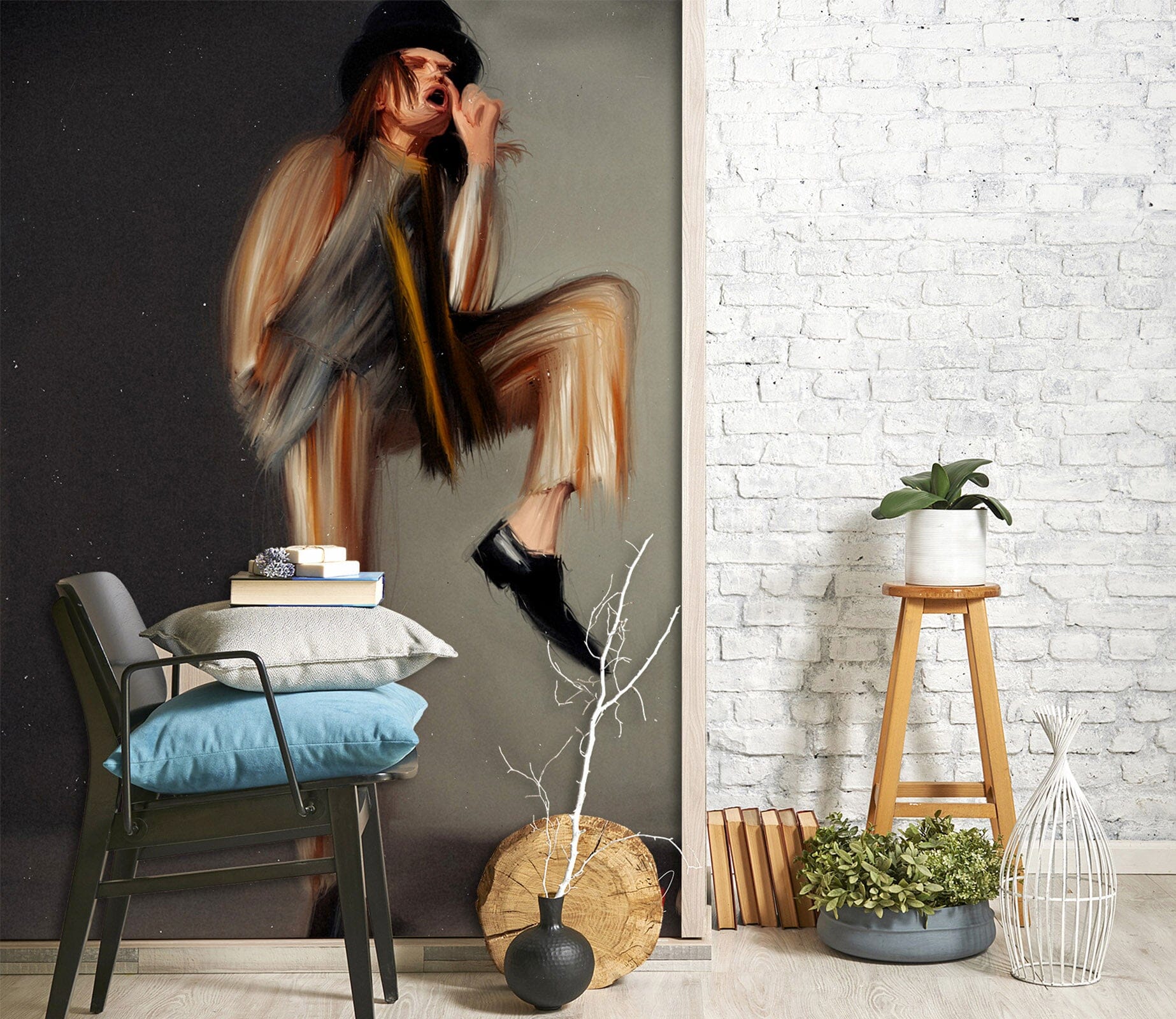 3D Mad Hatter 1408 Marco Cavazzana Wall Mural Wall Murals Wallpaper AJ Wallpaper 2 