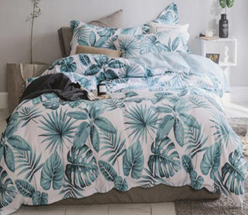 3D Various Leaves 13165 Bed Pillowcases Quilt