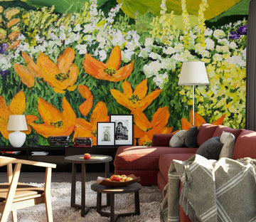 3D Bloom Flowers 209 Allan P. Friedlander Wall Mural Wall Murals Wallpaper AJ Wallpaper 2 
