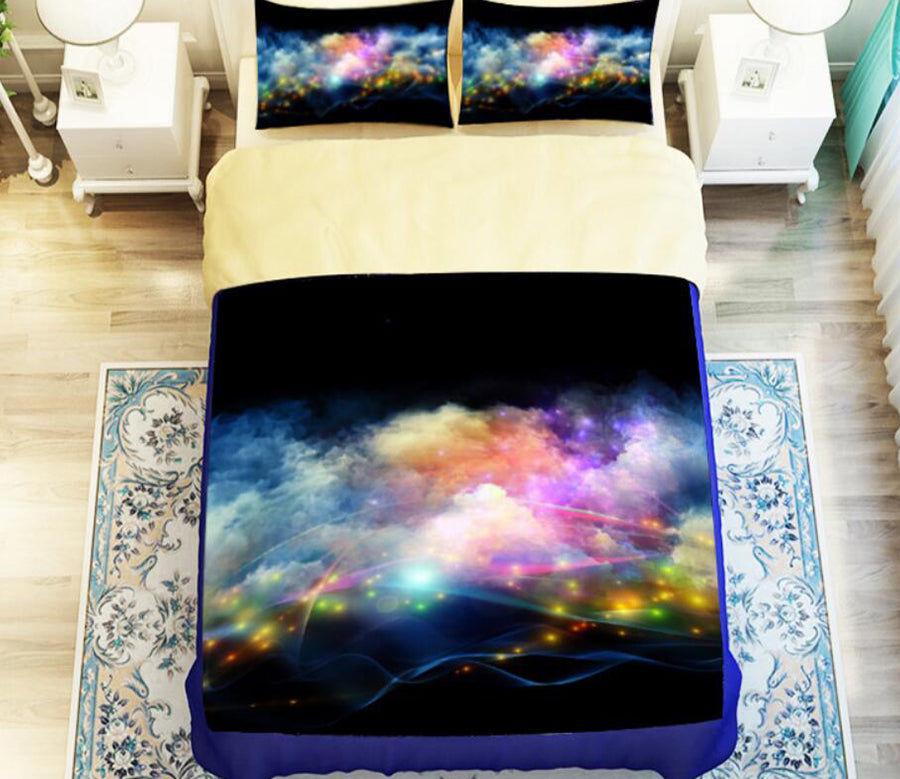 3D Colorful Clouds 1204 Bed Pillowcases Quilt