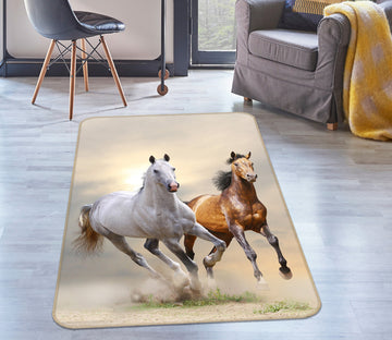 3D Horse Dust 176 Animal Non Slip Rug Mat