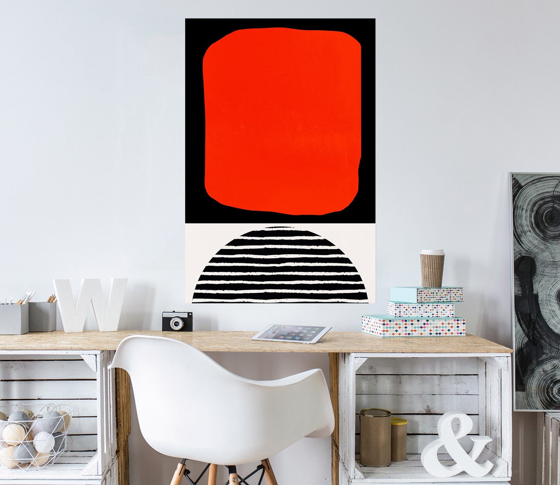 3D Red Pattern 105 Boris Draschoff Wall Sticker Wallpaper AJ Wallpaper 2 