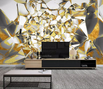 3D Golden Pattern 2196 Wall Murals Wallpaper AJ Wallpaper 2 