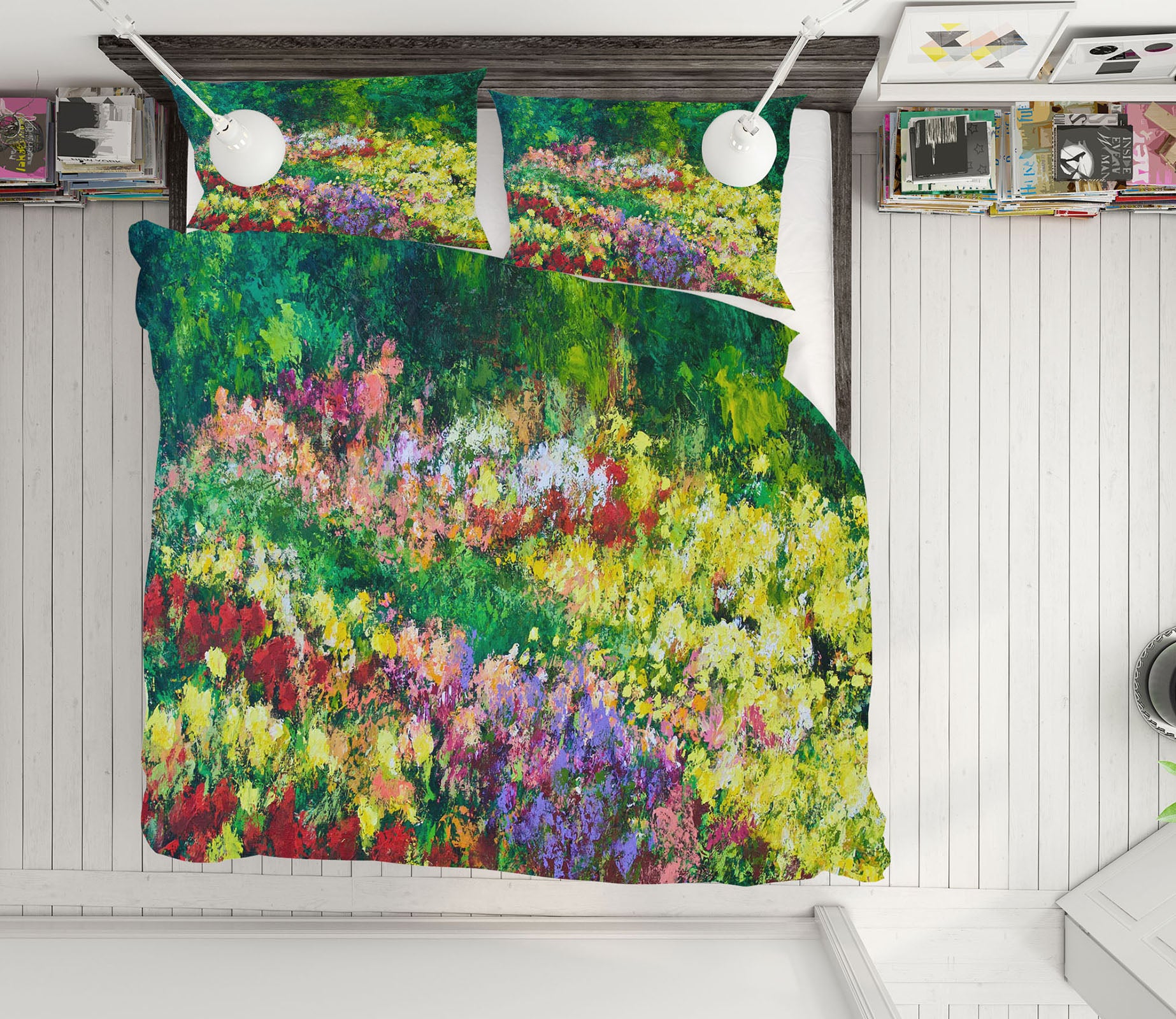 3D Forest Garden 1072 Allan P. Friedlander Bedding Bed Pillowcases Quilt