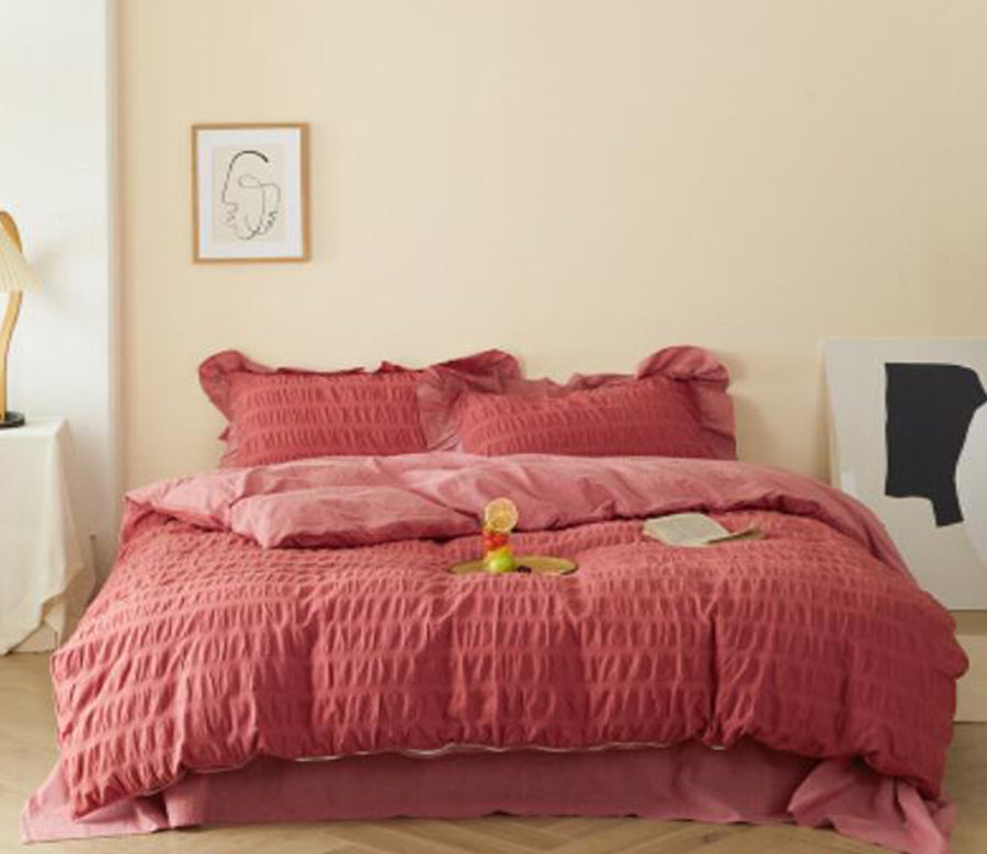 3D Red 50120 Bed Pillowcases Quilt