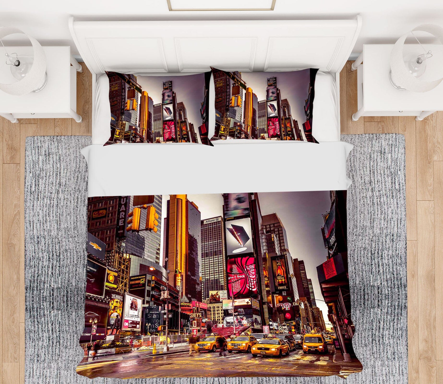 3D Paris Street 2007 Assaf Frank Bedding Bed Pillowcases Quilt Quiet Covers AJ Creativity Home 