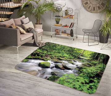 3D Stone Water 27096 Non Slip Rug Mat