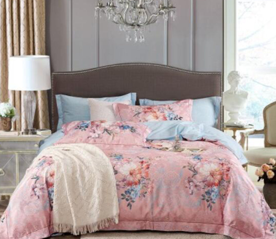 3D Pink Flower 14124 Bed Pillowcases Quilt
