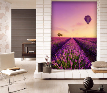 3D Lavender Grassland 081 Wall Murals Wallpaper AJ Wallpaper 2 