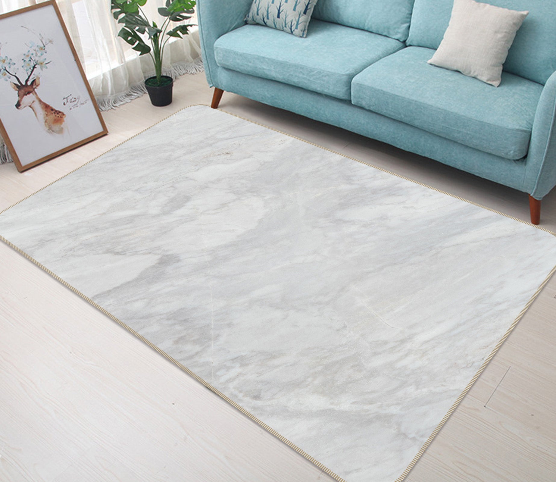 3D Marbling 31092 Non Slip Rug Mat