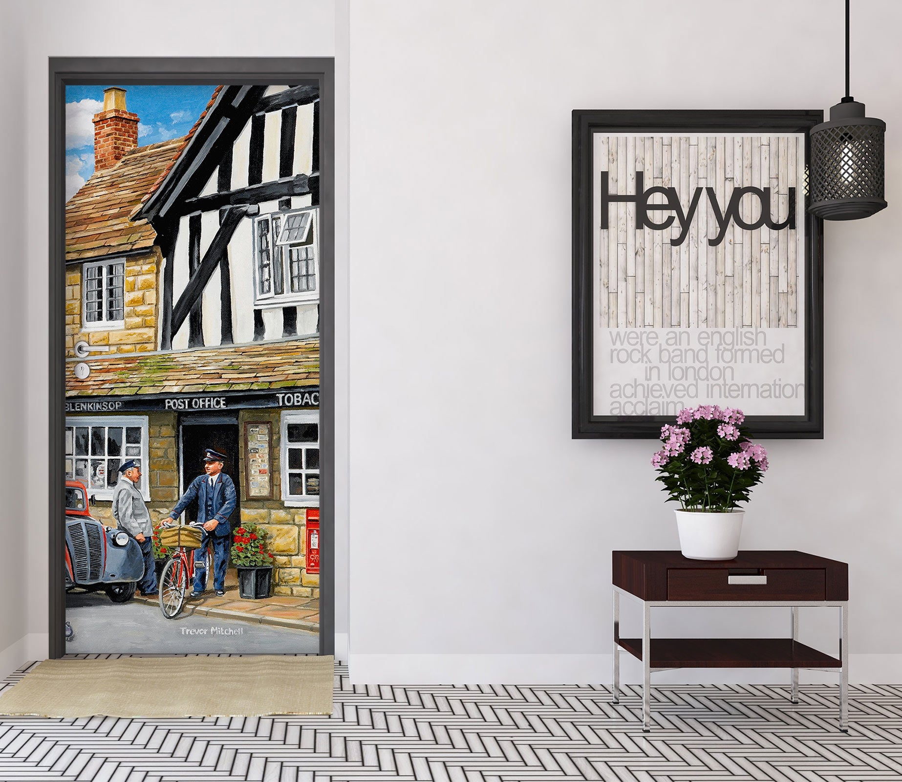3D Cottage Building 103169 Trevor Mitchell Door Mural